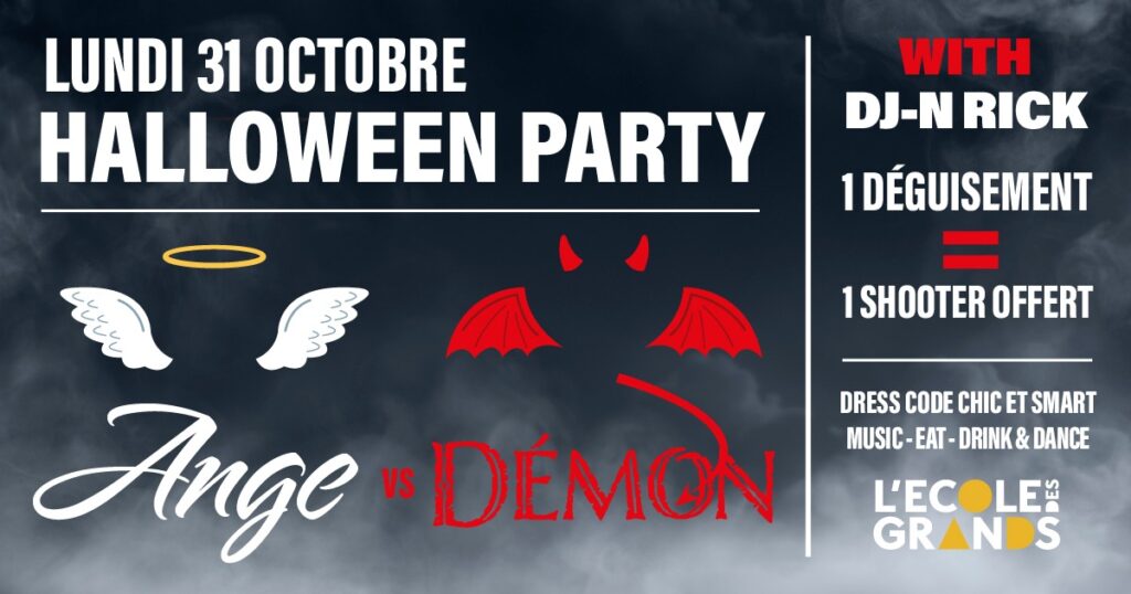 halloween party ange vs demon