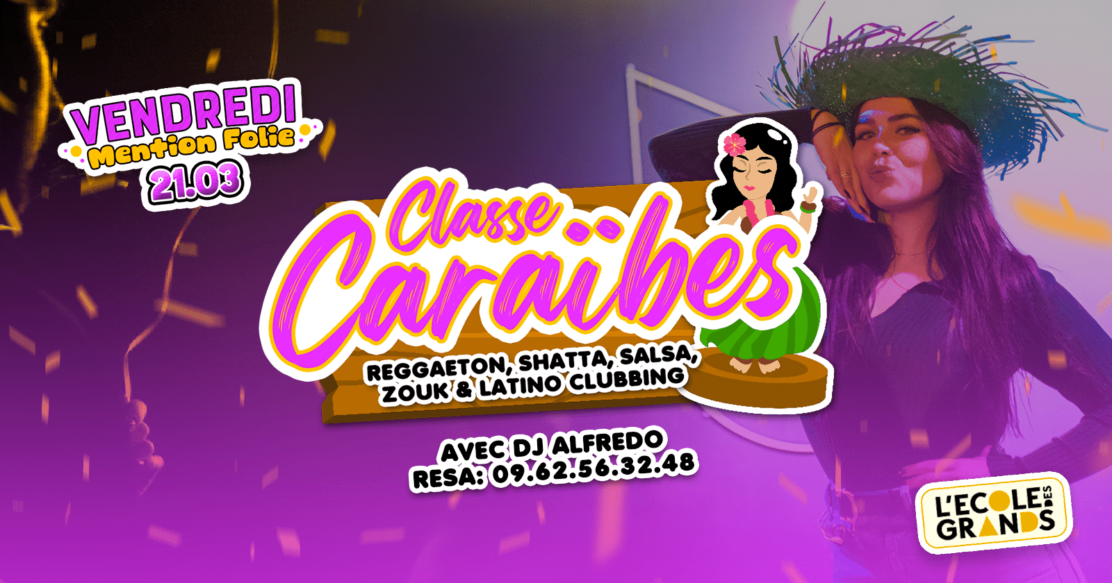 CLASSE CARAIBES – VENDREDI 21 MARS