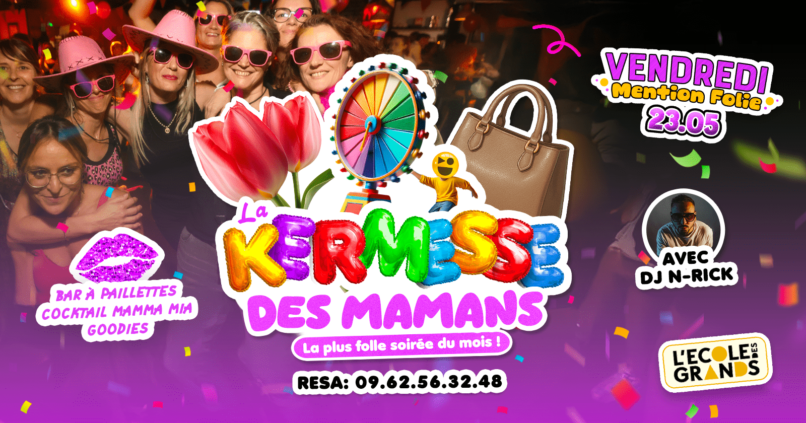 KERMESSE DES MAMANS – VENDREDI 23 MAI